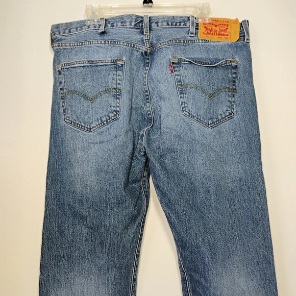 Levi's 501 XX Jeans Mens 38x32 Button Fly Straight Leg Medium Wash Classic - Picture 6 of 16